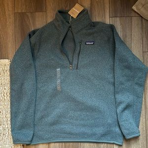 Men’s Patagonia 1/4 zip never worn size M